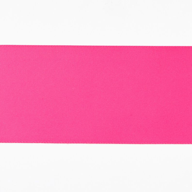 Satijnband [50 mm] – intens roze,  image number 1