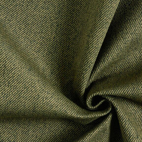 Bekledingsstof twill-look – donkerolijf, 