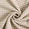 Grove jasstof pied-de-poule – beige/wit,  thumbnail number 4