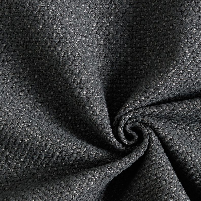 Outdoorstof Bouclé-look – zwart blauw,  image number 1