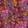 LENZING™ EcoVero™ Viscosestof Bloemen | Poppy Fabrics – merlot/perzik,  thumbnail number 3