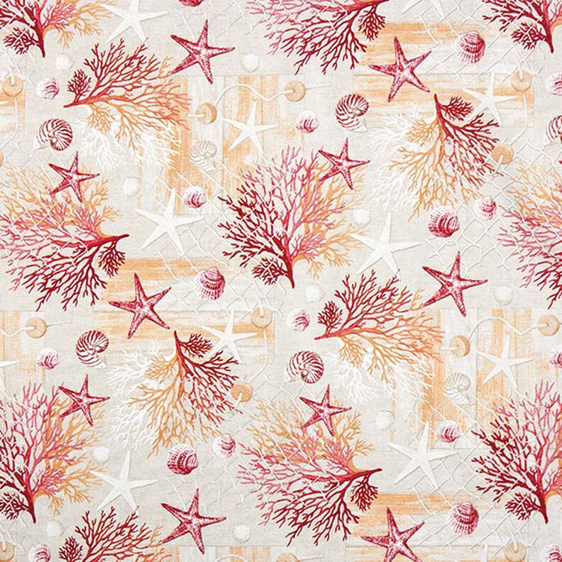 Decostof Canvas Maritieme collage – rood/oranje, image number 1