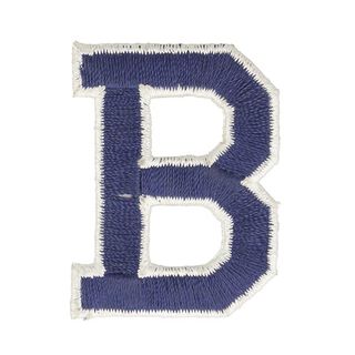 Applicatie letter B [ Hoogte: 4,6 cm ] – marineblauw, 