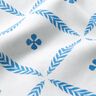 Decostof Katoenkeper elegante ruiten – wit/blauw,  thumbnail number 2