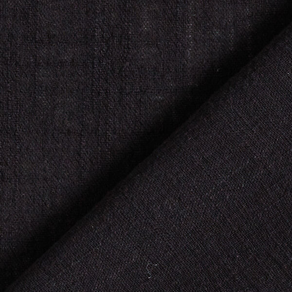 Katoenen stof Linnen look – zwart,  image number 3