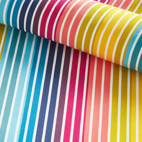 Outdoor Ligstoel stof Lengtestrepen 44 cm – turkoois, 