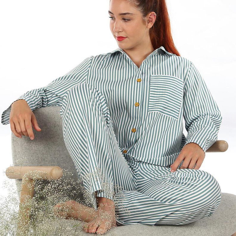 FRAU HILDA Pyjama's met korte en lange versies | Studio Schnittreif | XS-XXL,  image number 6
