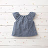 Mousseline/dubbel gehaakte stoffen Harten Foliedruk | by Poppy blauwgrijs/goud metallic,  thumbnail number 7