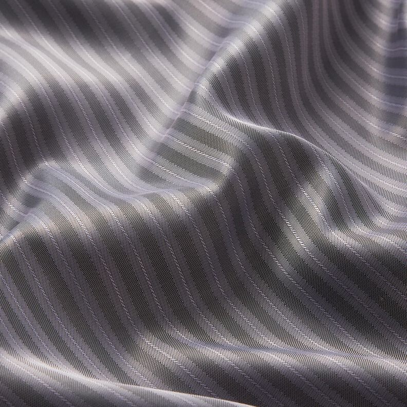 Voeringstof Jacquard smalle en brede strepen – grijs/donkergrijs,  image number 2