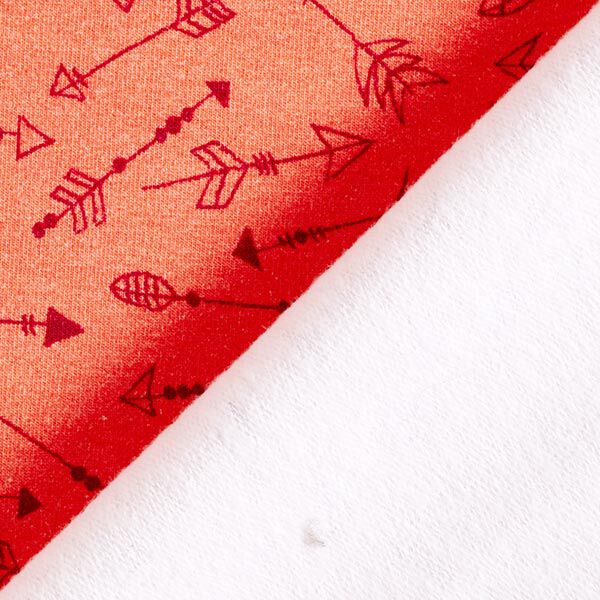 Sweatshirt geruwd Pijlen | PETIT CITRON – kreeft/roestrood, image number 4
