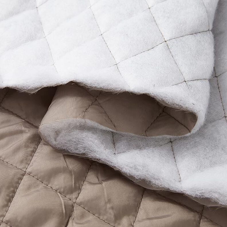 Gewatteerde voering Rhombus – taupe,  image number 6