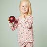 Katoenjersey Kabouters in de sneeuw – roos,  thumbnail number 5