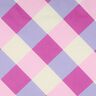 Katoensatijn Large Gingham | Nerida Hansen – pastelviolet/ecru,  thumbnail number 1