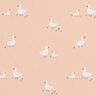 Katoenjersey Ganzen en bloemen – roos,  thumbnail number 1