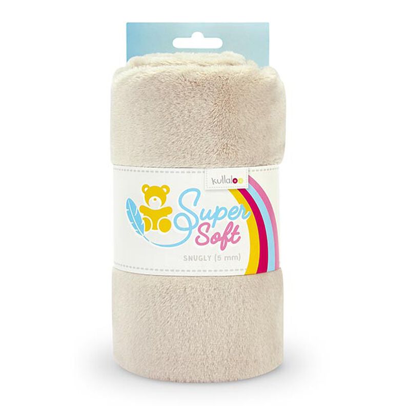 Pluche SNUGLY [1 m x 0,75 m | Pool: 5 mm] - beige | Kullaloo,  image number 1