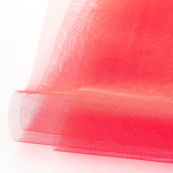 Tule klassiek Effen – neon oranje, image number 4