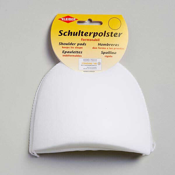 Schoudervulling zonder haakjes [2 stuks | 10,5 x 13 x 5 cm] - wit | KLEIBER,  image number 1