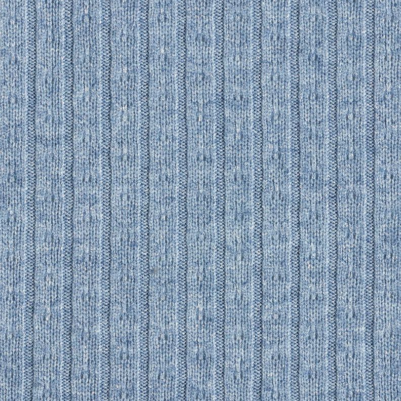 Breistof Ajour elegante glitterstrepen – lichtblauw, image number 1