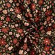 Babyrib Glitter mooie bloemen – zwart/goud metallic,  thumbnail number 3