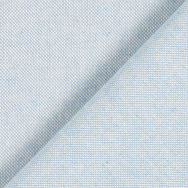 Decostof half panama Chambray gerecycled – lichtblauw/natuur,  image number 3