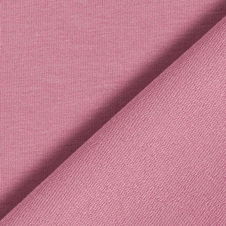 Lichte French Terry effen – pastelviolet,  image number 3