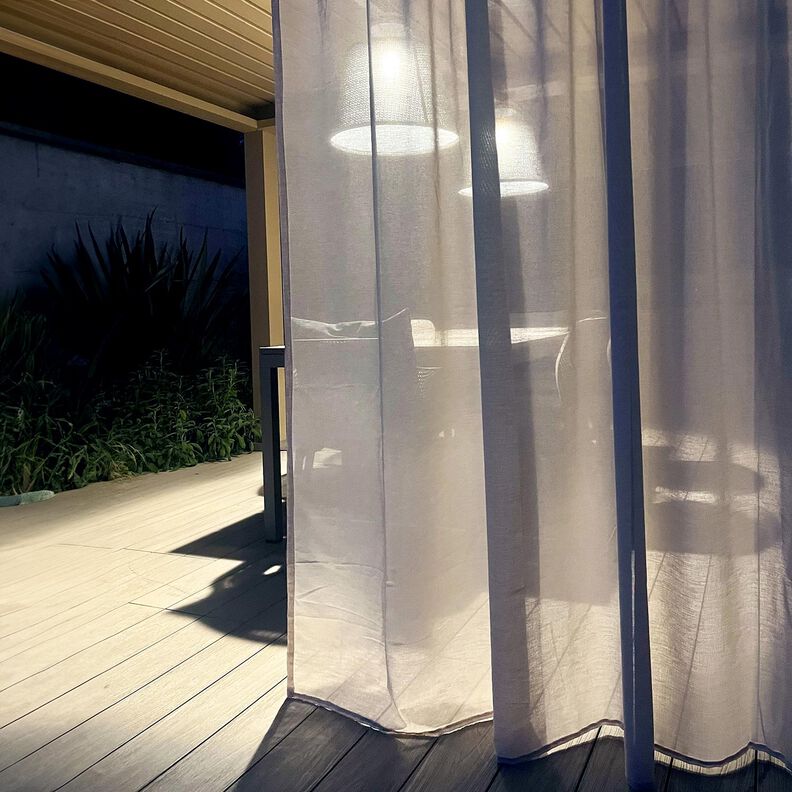 Outdoor Vitragestof Effen 315 cm – wit,  image number 8