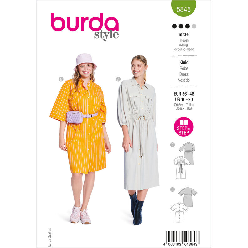 Jurk | Burda 5845 | 36-46, image number 1