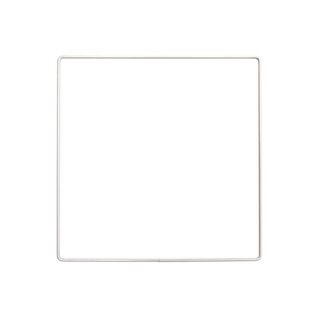 Metalen ring vierkant [ Ø 20 cm ] | Rico Design – wit, 