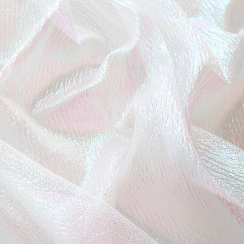 Organza Glitzer – wit,  image number 2