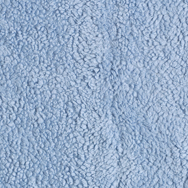 Katoen sherpa effen – lichtblauw, image number 1