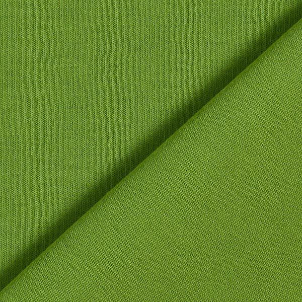 GOTS Interlock Jersey effen – appelgroen, image number 3