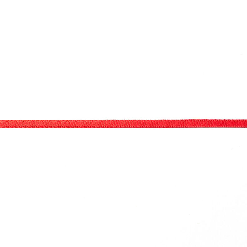 Satijnband [3 mm] – rood,  image number 1