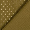 Mousseline/dubbel gehaakte stoffen Foliedruk Vakjes – donkerolijf/goud,  thumbnail number 5