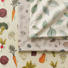Decostof Half panama Soorten groenten – lichtbeige/roodbruin,  thumbnail number 6