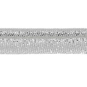 Paspelband Metallic [10 mm] – zilver metallic, 