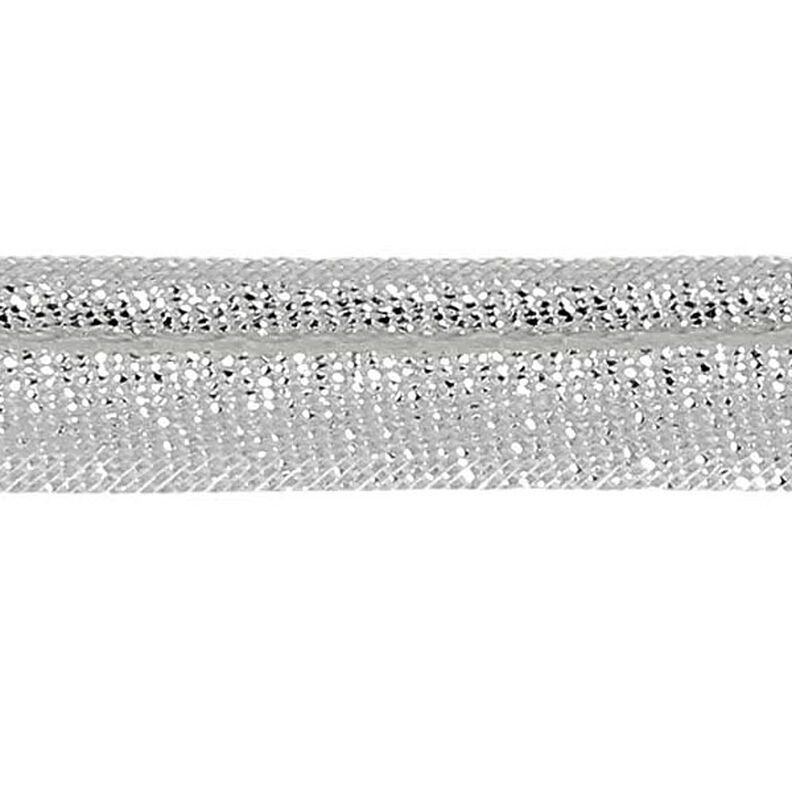 Paspelband Metallic [10 mm] – zilver metallic,  image number 2