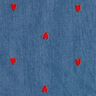 Chambray  – jeansblauw/vuurrood,  thumbnail number 1