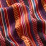 Decostof Jacquard Chevron-strepen – karmijnrood/groen,  thumbnail number 2