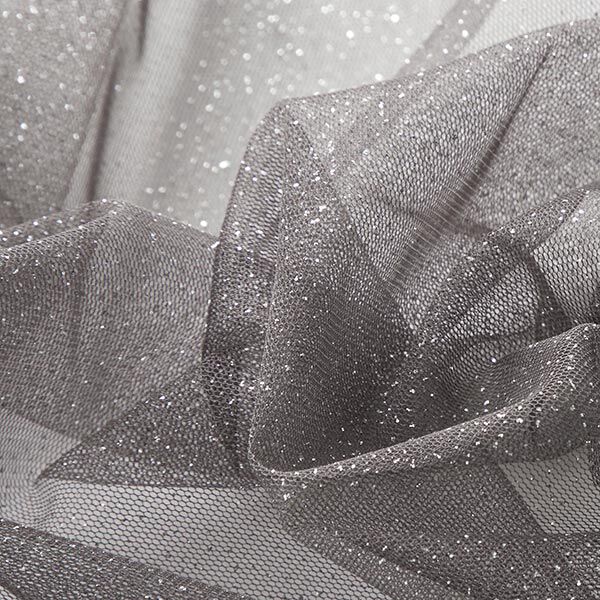 Glittertule royal – donkergrijs/zilver,  image number 3