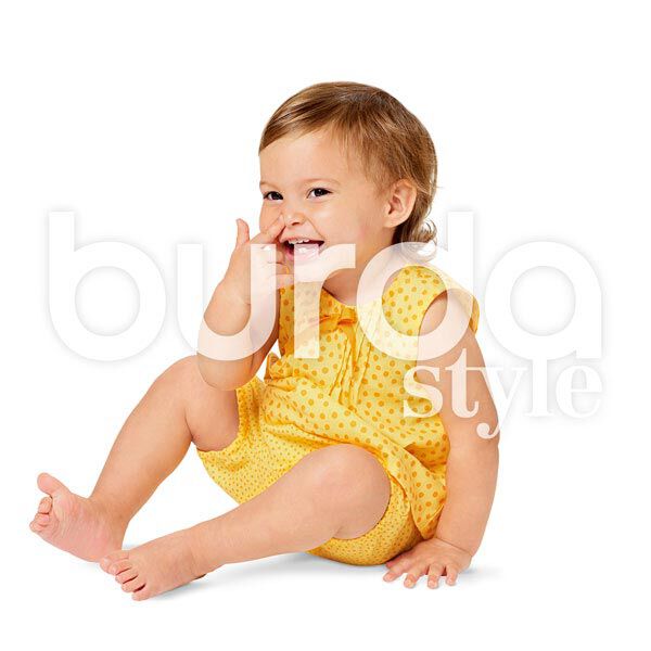 babyjurk / blouse / broekje, Burda 9358, image number 5