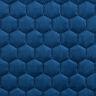 Bekledingsstof doorgestikte fluwelen honingraten – marineblauw,  thumbnail number 1
