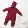 Alpenfleece Knuffelsweat Effen – karmijnrood,  thumbnail number 11