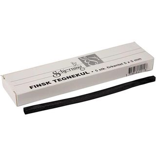 Houtskool [Afmeting: 5x5mm][5 Stuk ], 