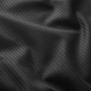 Overhemdstof fijne strepen – zwart, 