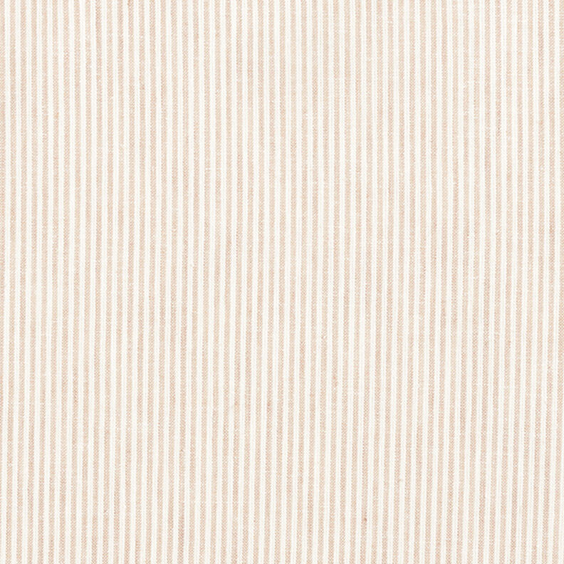 Linnen-katoen-mix Strepen smal – beige/ecru,  image number 1