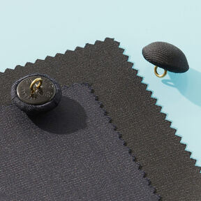 Beklede bolvormige knoop gloss – zwart, 