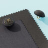Beklede bolvormige knoop gloss – zwart,  thumbnail number 2