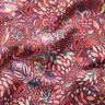 French Terry sommersweat Paisley-bloemen Digitaal printen – roodbruin,  thumbnail number 2