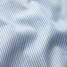 Overhemdstof stretch smalle strepen – wit/lichtblauw,  thumbnail number 2