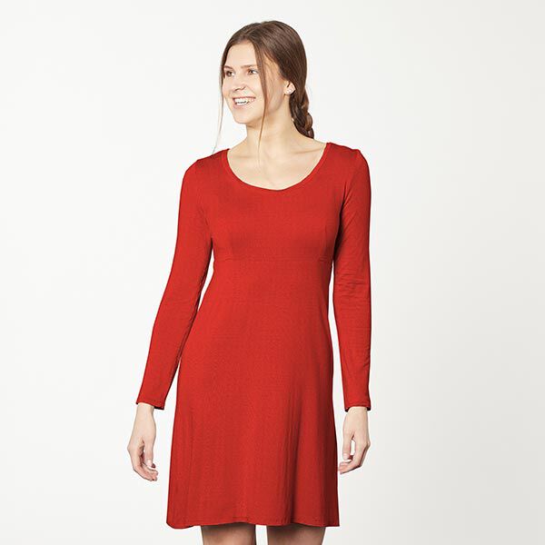 GOTS Katoenjersey | Tula – terracotta,  image number 5